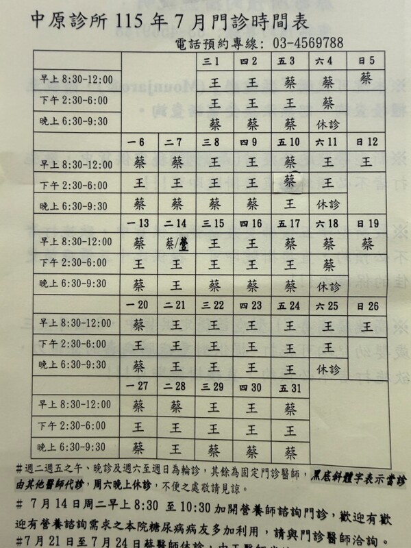 中原診所